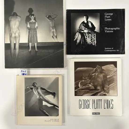 FOUR GEORGE PLATT LYNES  MALE NUDE PHOTOGRAPHY BOOKS
